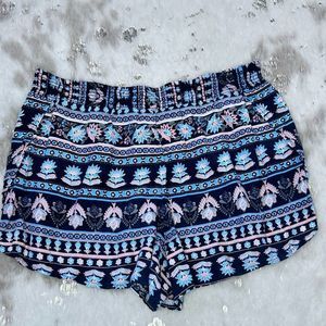 Forever 21 Boho Split Side Elastic Waistband Flowy Shorts!💗🩳